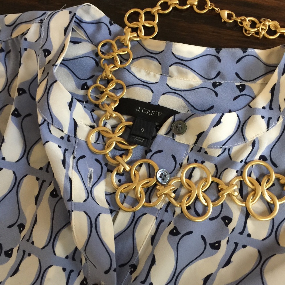 Stella & Dot Crosby Necklace Gold - Picture 5 of 7