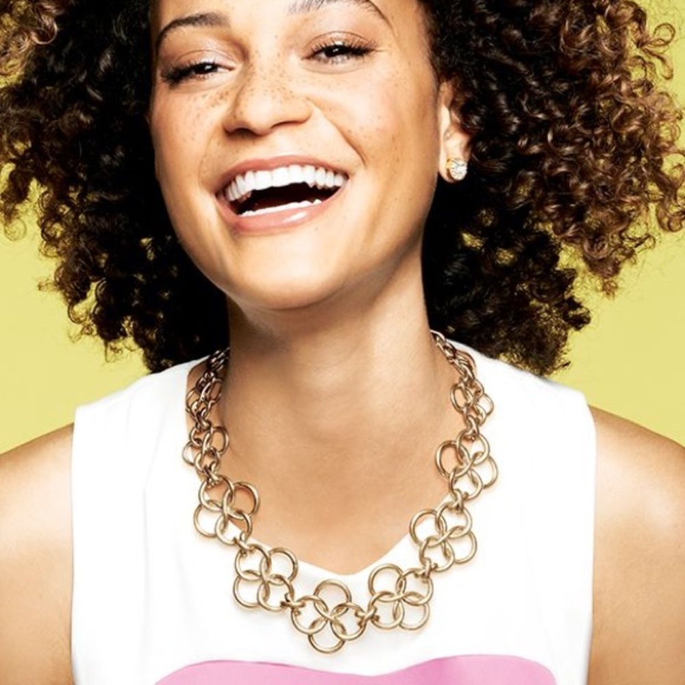 Stella & Dot Crosby Necklace Gold - Picture 6 of 7