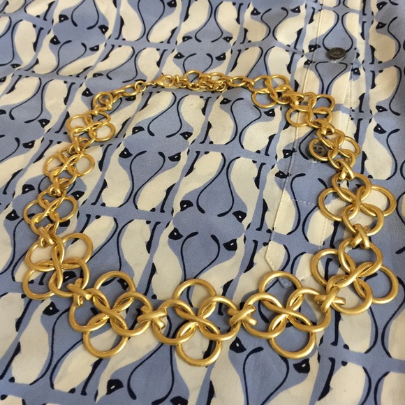 Stella & Dot Crosby Necklace Gold - Picture 3 of 7