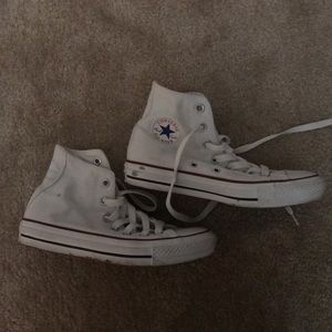 High top white converse!