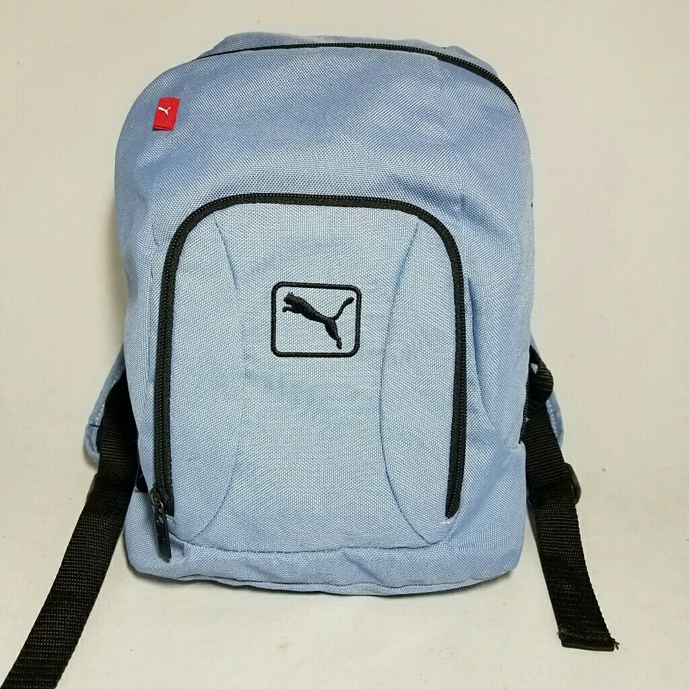 PUMA LIGHT BLUE MINI DOUBLE POCKET BACKPACK