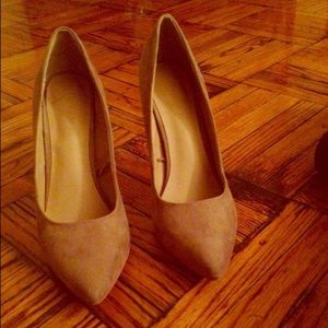 Faux Suede Pumps 6.5