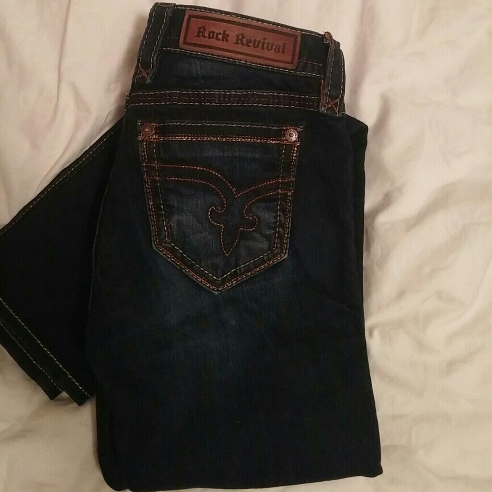 Dark wash straight rock revival!