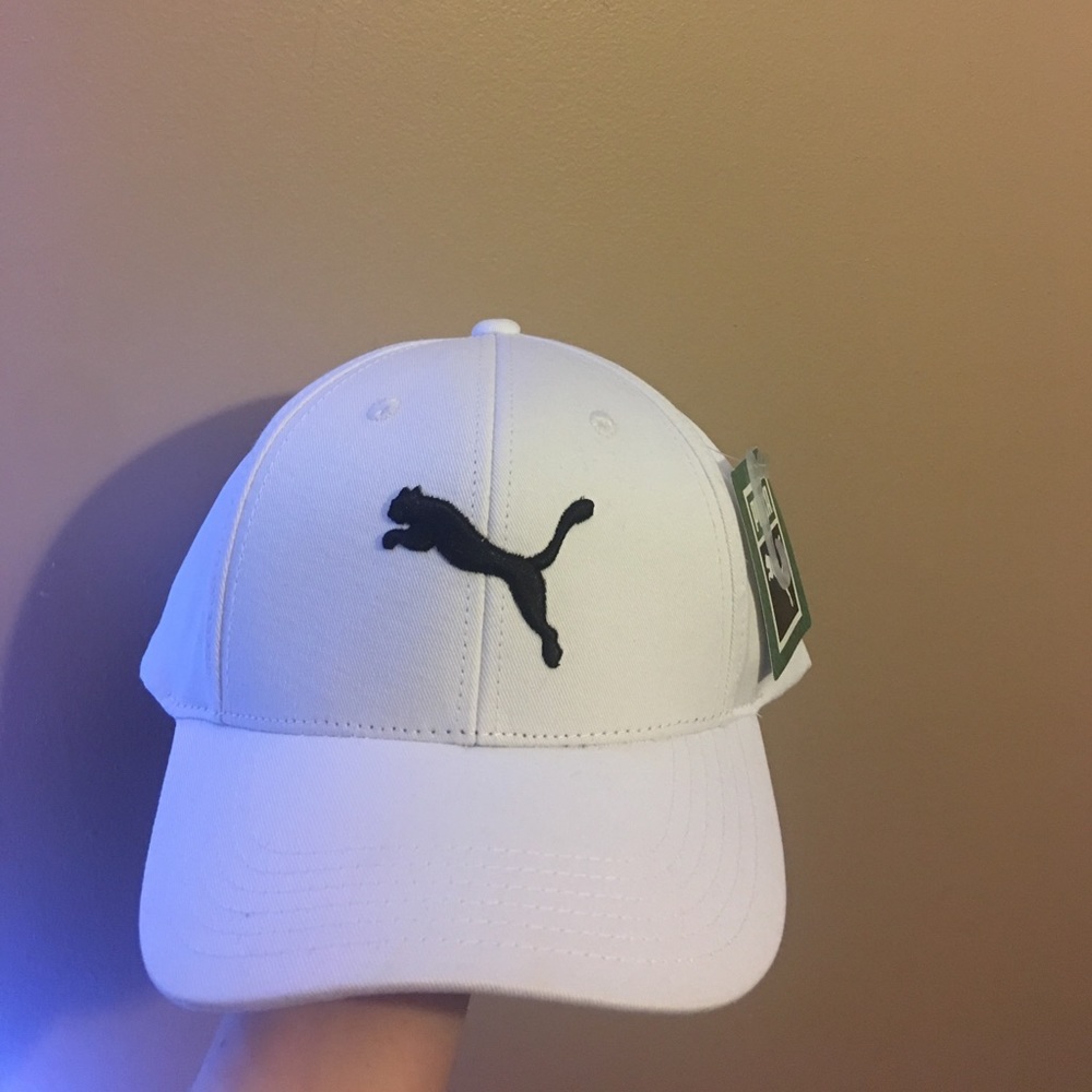 PUMA white SnapBack hat