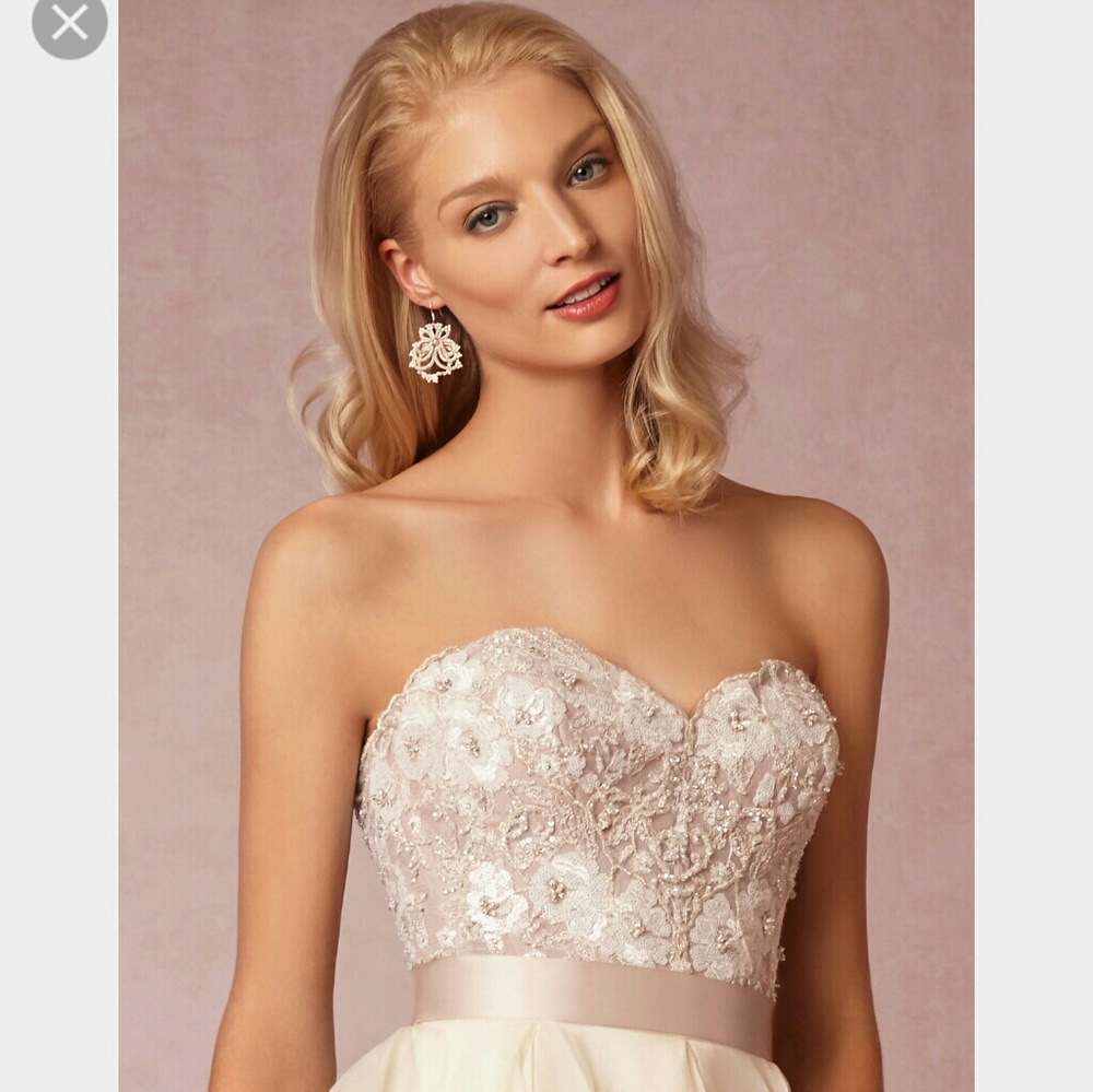 Bhldn Watters maelin corset, Ashan skirt