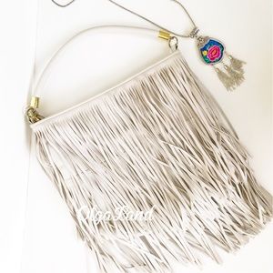 H&M Fringe faux leather