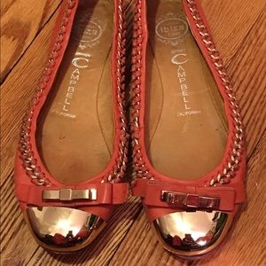 Jeffrey Campbell Handmade Ibiza Orange Flats 8.5