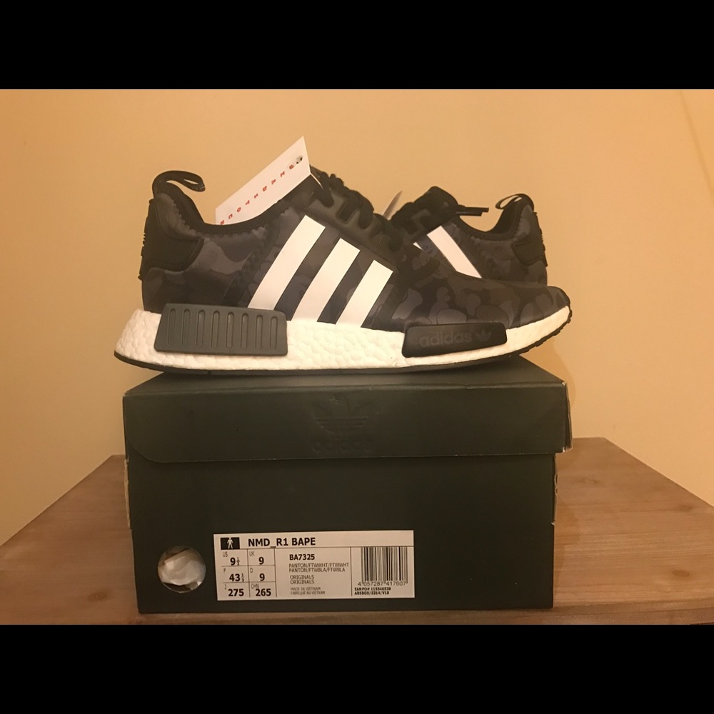 Authentic deadstock Bape NMD size 9.5