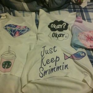 Crop (half cut) tank tops