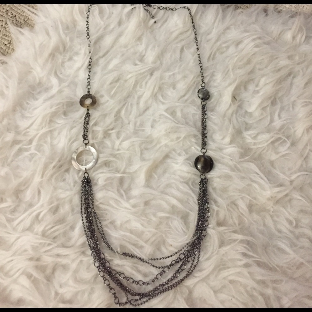 Like New EXPRESS long multi strand look necklace