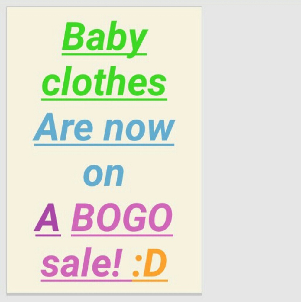 Baby BOGO!