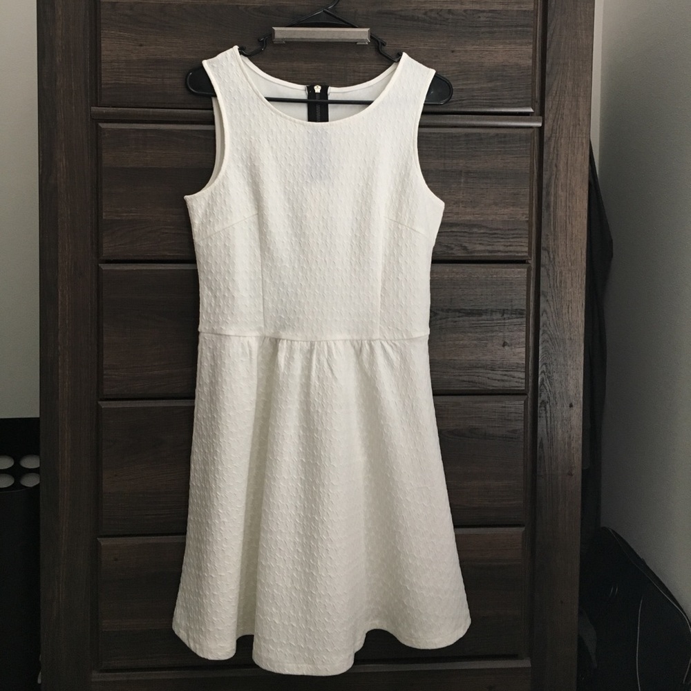 Cream Skater Dress