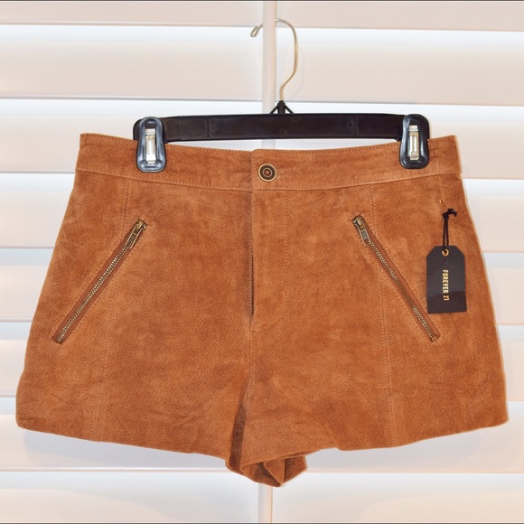 Forever 21 Pants - Forever 21 Suede Shorts