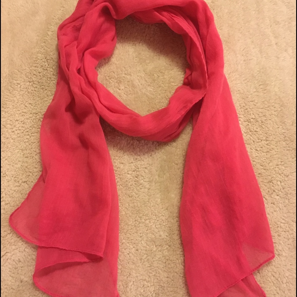 Pink scarf