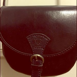Genuine Italian Navy Blue Cross Body.