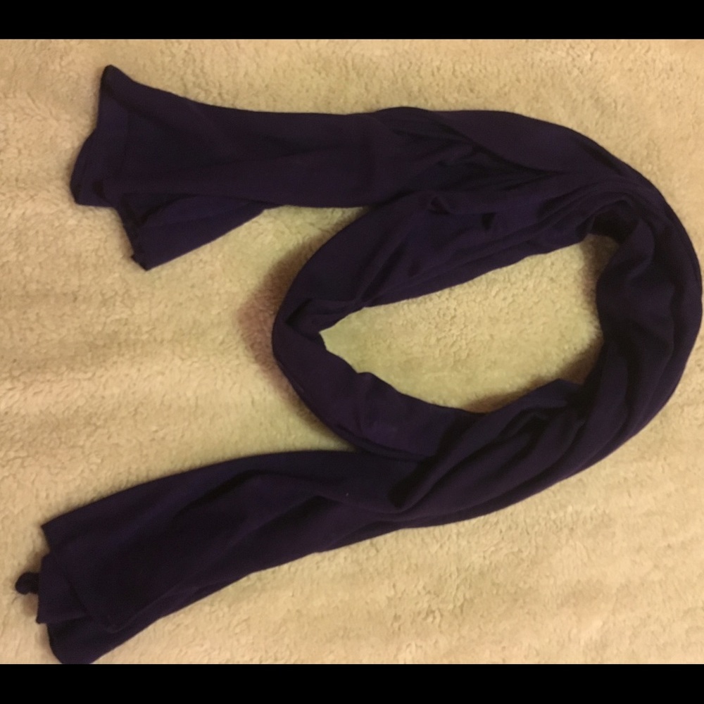 Purple scarf