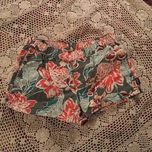 Patagonia floral shorts