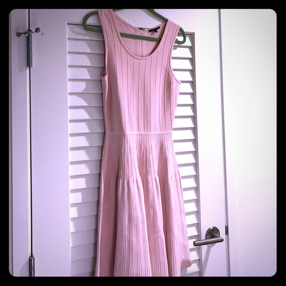 Pink Tartan Baby Pink Ballet Stretch Dress Size M