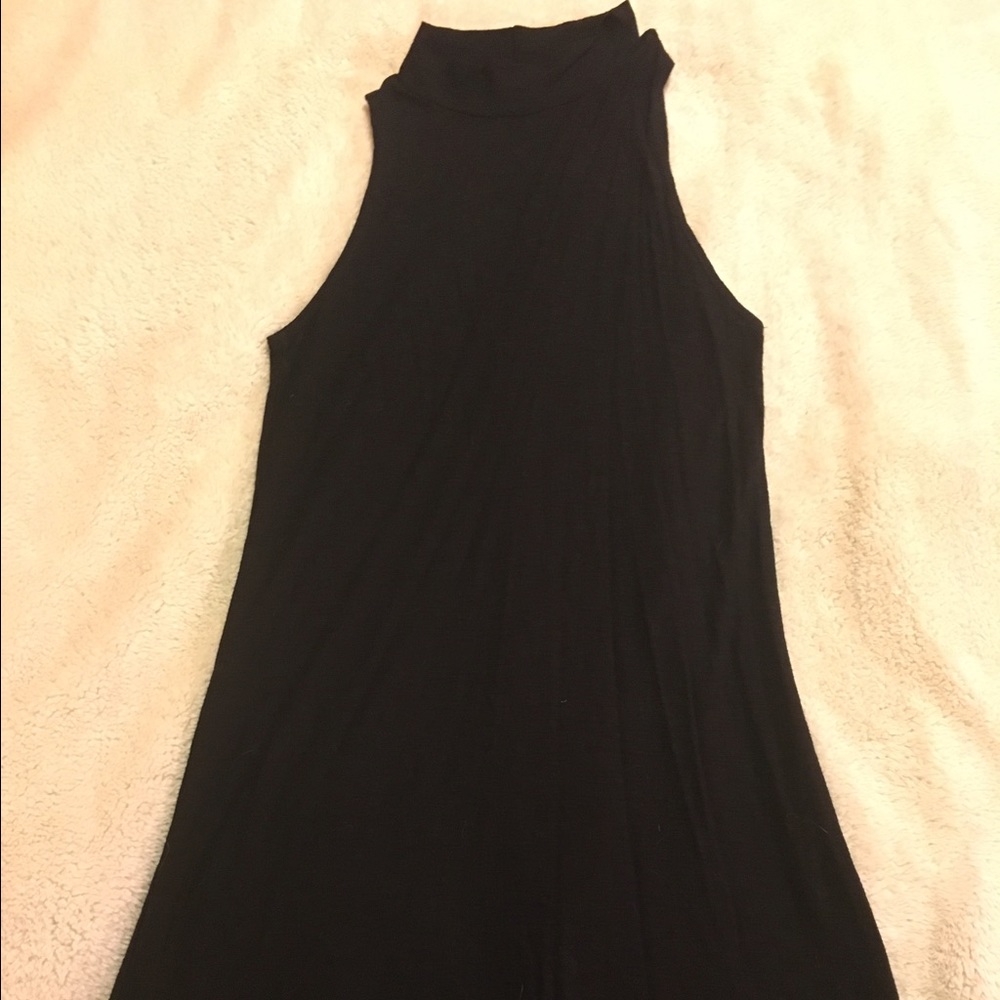 Black tent dress