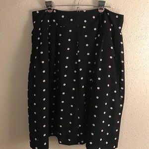 Worthington polka dot skirt