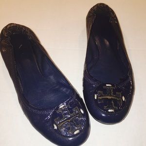 Tory Burch Navy Flats