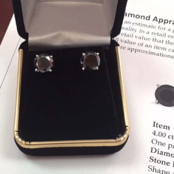 LastOne MAKEOFFER🌟Natural 4.0CT Diamond 14K Studs - Picture 2 of 6