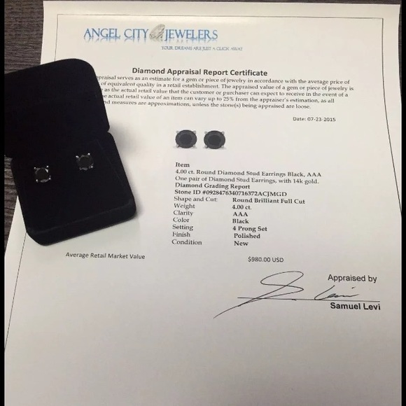 LastOne MAKEOFFER🌟Natural 4.0CT Diamond 14K Studs - Picture 5 of 6