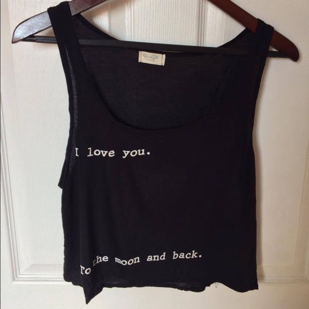 i love you to the moon and back tank