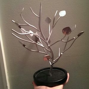 Silver Jewelry Tree