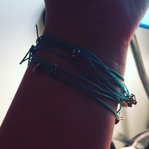 Bracelets with small metal charms