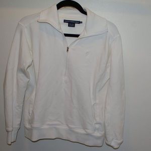 White Ralph Lauren golf sweat shirt ‼️SOLD‼️