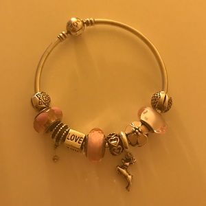 Authentic Pandora Bracelet with Authentic Charms