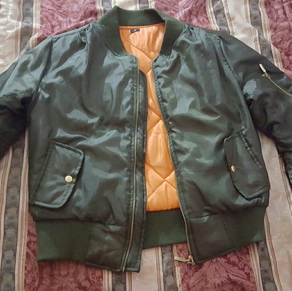 Camo green bomber jacket - Picture 2 of 4