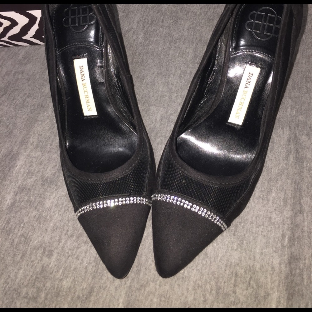 💎💎🖤🖤 Black pumps with rhinestones