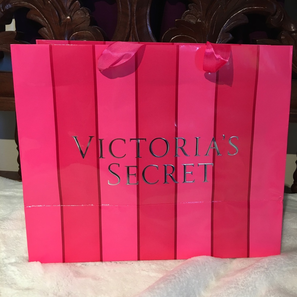 VS Pink Large & Small Shopping Bags