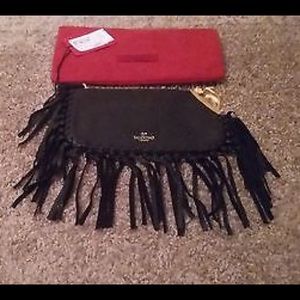 Valentino Fringe Clutch