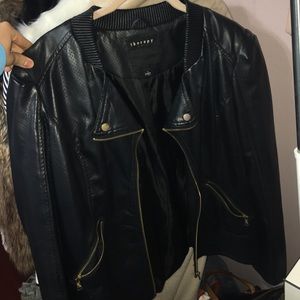 Black leather jacket great condition