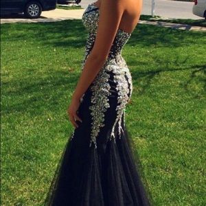 Black jovani prom dress