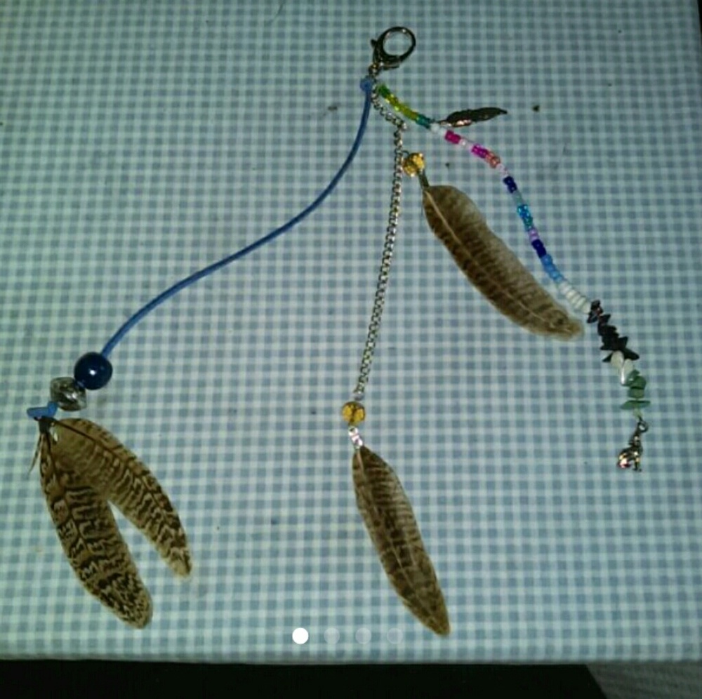 Handmade Wolf Spirithood charm