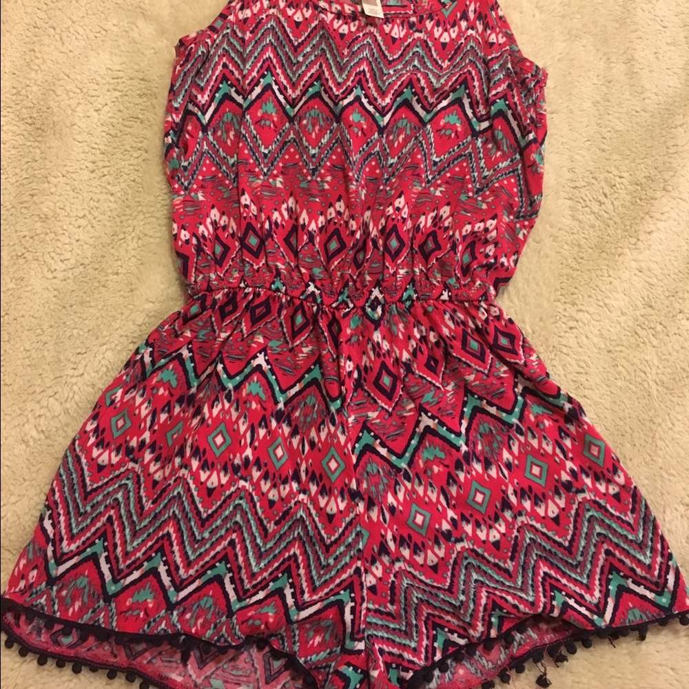 Tribal printed romper