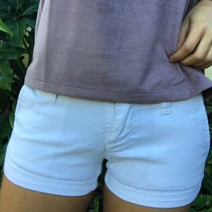 Hurley low rise white shorts
