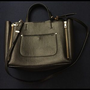 Ann Taylor Small Tote in Black