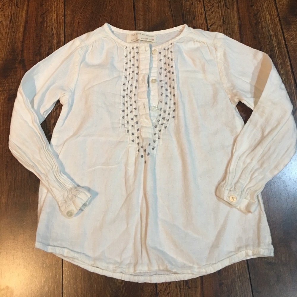 Zara Kids white 👚 blouse