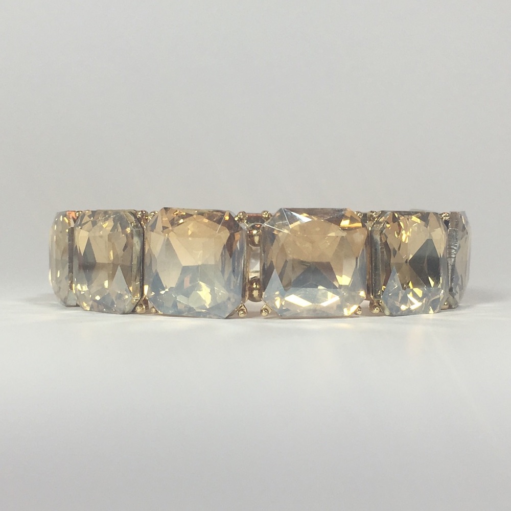 🍊Sunbury Bracelet - Gold Tone w/ Gold Crystals