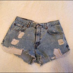 High Waisted Levi's