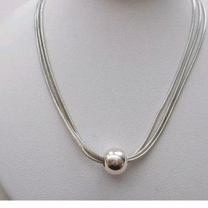 Silpada Sterling Silver 16" triple chain necklace