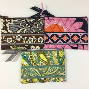 Set of 3 Vera Bradley Coin Purses!!