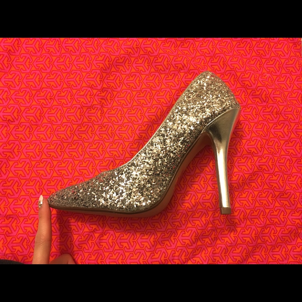 Silver heels
