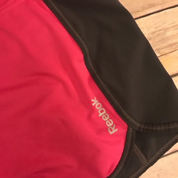 Large Reebok pink and gray running shorts - Picture 4 of 4