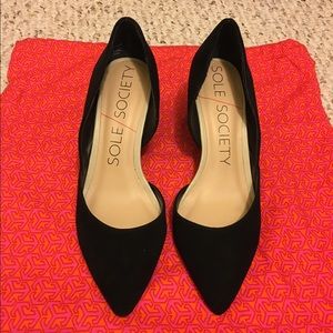 Sole Society Black Heels